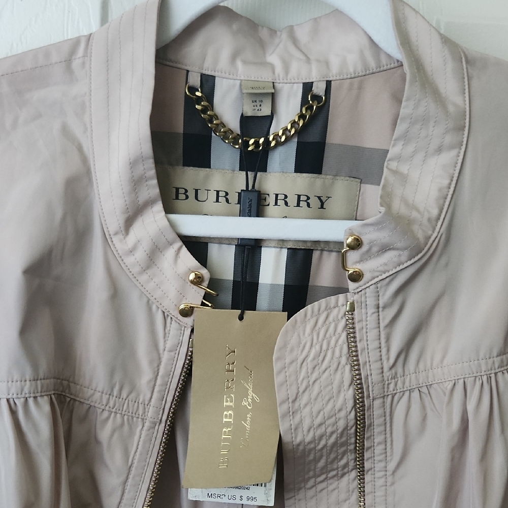 Burberry Women's Light Tan Trench Coat